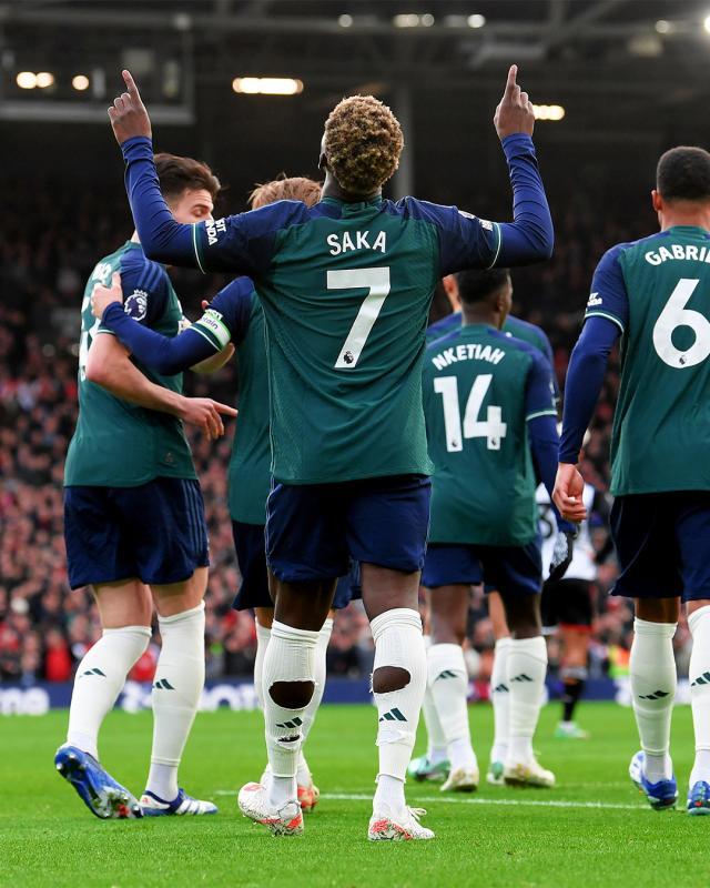 db真人平台-【英超】萨卡闪击,农场主顽强反超,阿森纳1-2富勒姆